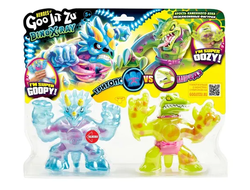 Игровой набор GooJitZu Тритопс и Шредз Дино Икс Рэй тянущиеся 40044