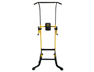 Стойка напольная турник-пресс-брусья DFC POWER TOWER G008Y с эспандерами