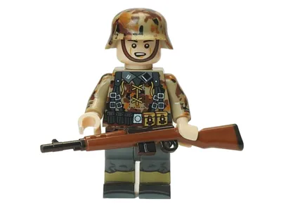 Немецкий стрелок в камуфляже