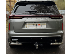 Защита задняя (уголки) 60,3 мм ТСС для Exeed VX 2023-