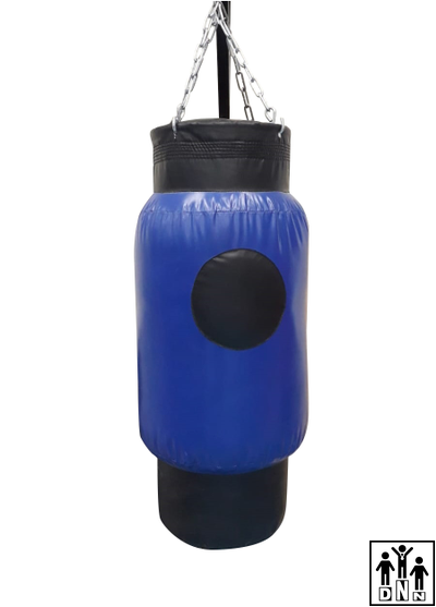 Боксерский мешок Хот-Дог DNN 110х35см тент Корея черный/синий