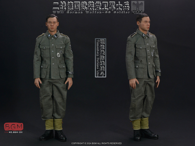 Комплект снаряжения немецкого солдата (БЕЗ ТЕЛА И ГОЛОВЫ)  - Коллекционный КОМПЛЕКТ 1/6 German Soldier Tannenberg Defense Line 1944 Accessory Set (BGM-011B) - BGM