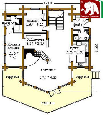 Проект 3-28, 220 кв.м., 11*12