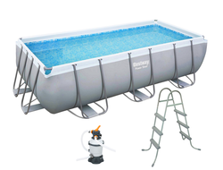 Прямоугольный каркасный бассейн Bestway Power Steel 404х201х100 см (56442)