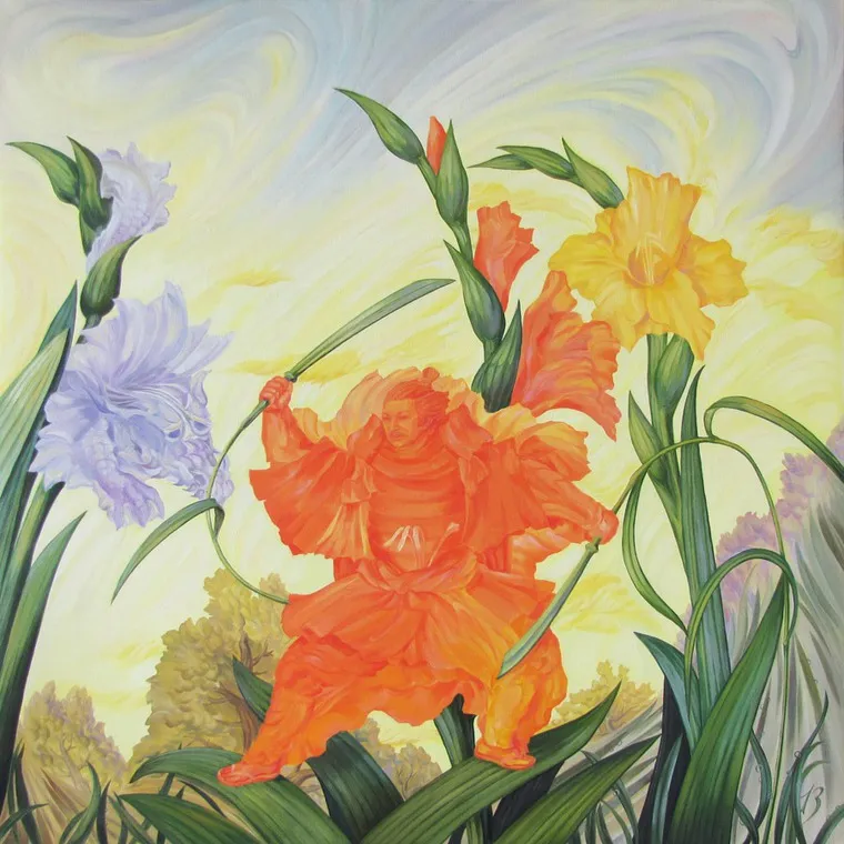 Урбинский Роман  "Молодой самурай", х./ м.