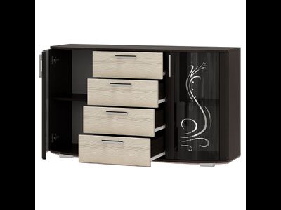 Комод  "Грация" - 4 яшика: 1300*442 ММ, Высота- 770 ММ (БТС)