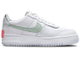 Кроссовки Nike Womens Air Force 1 Shadow Jade Smoke  вид сбоку