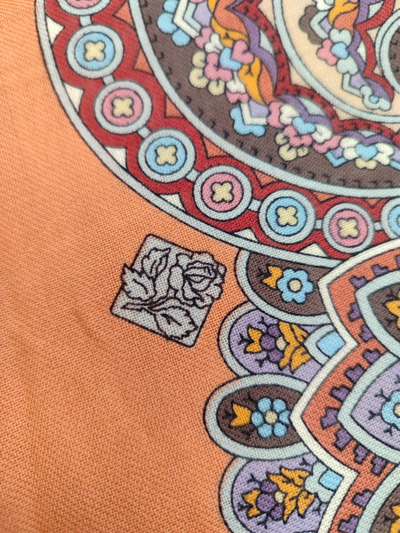 Павловопосадский платок Праздничный город 1921-3