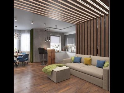 Декоративные реечные перегородки 120х40