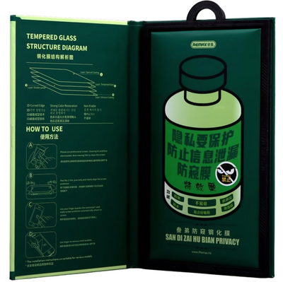 Защитное стекло Remax "Антишпион"