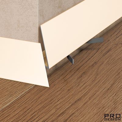 Плинтус Pro Design Corner 570 Анодированный шампань