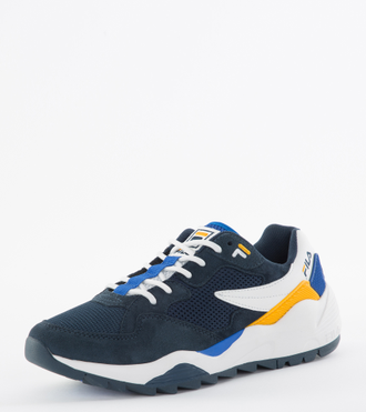 Кроссовки FILA VAULT CMR JOGGER Черно-бело-желтые мужские (41-45)