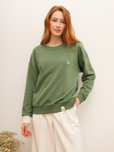 Женский свитшот "Настроение Олива"