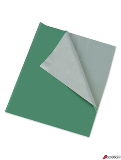 Клеёнка настольная ПИФАГОР для уроков труда, ПВХ, зеленая, 69×40 см. 227057