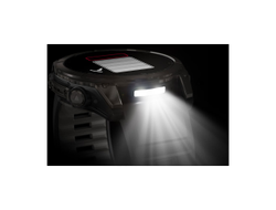 Умные часы Garmin Fenix 8 - 43 мм, AMOLED Sapphire, титановый угольно-черный DLC, пепельно-серый ремешок (010-02903-21)