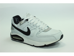 Nike Air Max Skyline Белые с черным, кожа/нат.мех/реплика (44-46) Арт: 017M