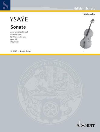 Ysaye, E. Sonate op.28 :  pour violoncelle