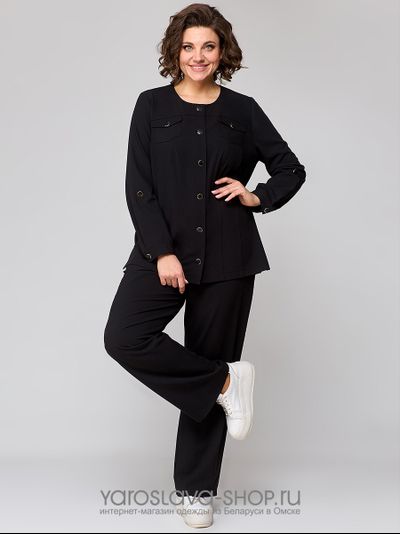 Костюм 2-х предметный брючный черного цвета