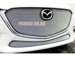 Защита радиатора Mazda 3 2019- chrome низ