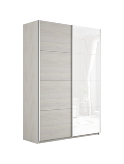 Шкаф-купе 2 Дв. (ДСП/белое стекло) | E1 Прайм 1.2 м/1.4 м/1.6 м