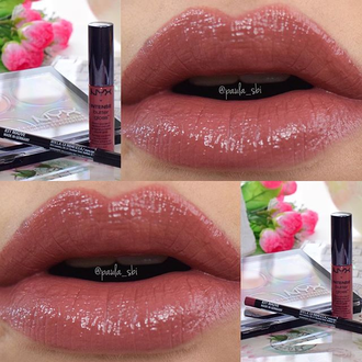 Масляный блеск с интенсивным цветом NYX Intense Butter Gloss 06 Chocolate Crepe
