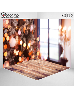 Фотофон 3D пазловый «Новогодний антураж»