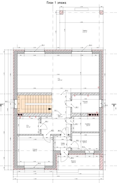 Двухэтажный дом с четырьмя спальнями 191м² (S83)