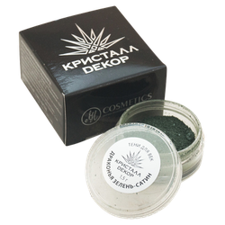 Тени для век "Драконья зелень-сатин", Кристалл Декор