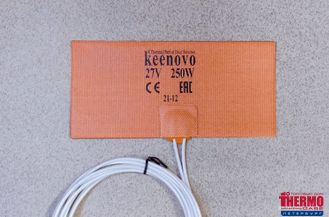 Гибкая нагревающая пластина 250 Вт 27 В (190*90) Keenovo