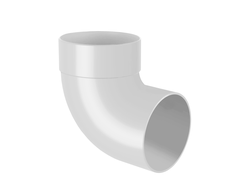 GIZA КОЛЕНО ТРУБЫ ОДНОМУФТОВОЕ 87°, ЦВЕТ БЕЛЫЙ