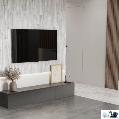 Плитка из керамогранита Belani Вяз GP серый 59,4 х 14,7 см Береза керамика