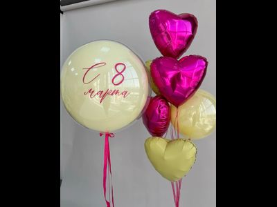Композиция шаров Яркая