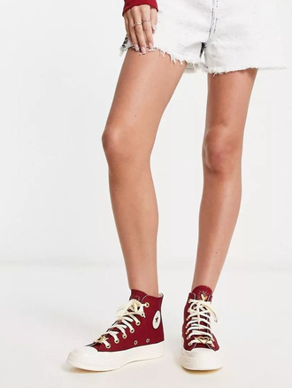 Кеды Converse Valentine's Day красные