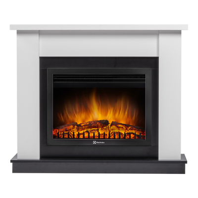 Каминокомплект:Очаг Electrolux EFP/P-2720RLS, портал Canto 25 белый