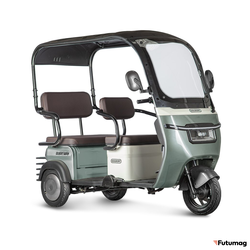 Электротрицикл Rutrike Gelbert Sarin 48V/60V 1000Вт серо-белый