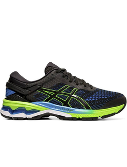 Asics Gel Kayano 26 Черные с зеленым