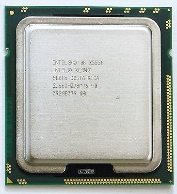 507793-B21 HPE BL460 G6 XEON Processor X5550 2.66GHZ 8M Quad CORES 95W D0