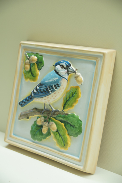 Сойка (панно)