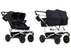 Коляска для двойни Mountain Buggy Duet 3.0 Black