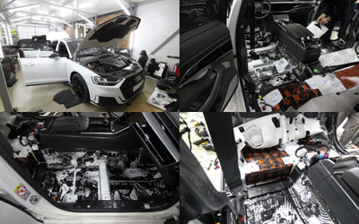 Шумоизоляция Audi A8 / Ауди А8