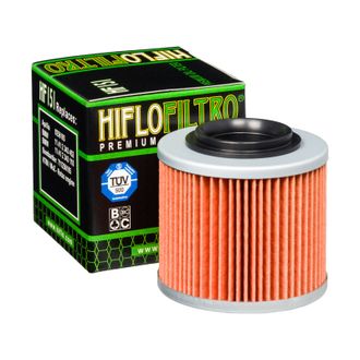 Масляный фильтр HIFLO FILTRO HF151 для Aprilia 0256185 // (BMW 11 41 2 343 118, 11 41 2 343 452) // Bombardier 711256185 // Husqvarna 7700180 // Bimota // CCM // Jawa // MuZ