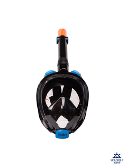 Маска полнолицевая Scuba Brothers Beatle Black/Blue L/XL