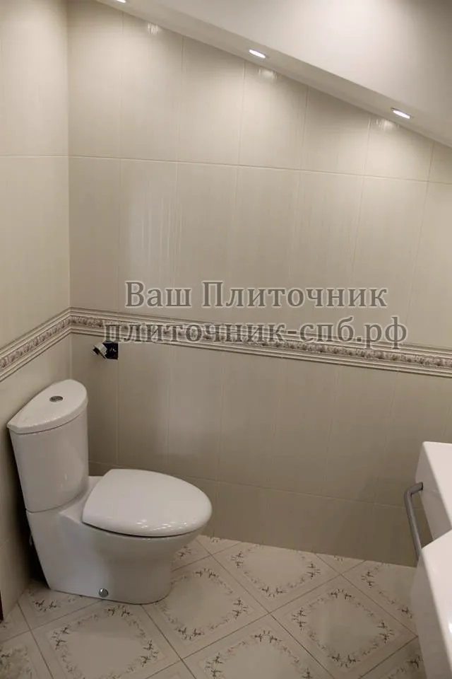 Облицовка стен кафелем. Укладка керамогранита на пол.