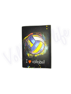 Обложка на автодокументы "Мяч рисованный BLACK"