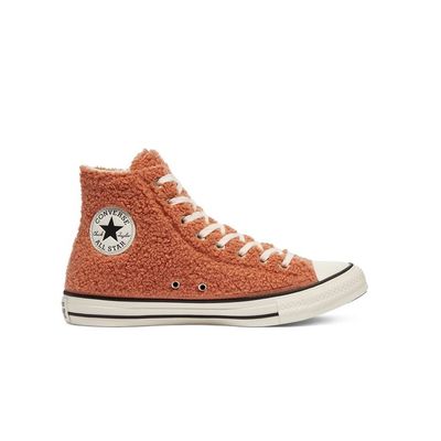 Кеды Converse All Star Cozy Club Ginger Rose коричневые высокие 170016c