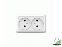 UNIVersal Олимп роз. ОУ 2 мест. бел. (керам. осн.) О0102