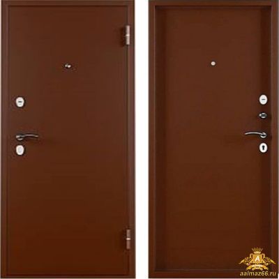 Входная металлическая дверь ТИТАН металл-металл 2050-960