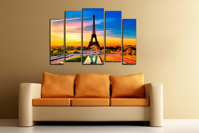 Модульная картина "Символ Парижа"