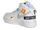 Nike Air Force 1 Mid Just Do It White Белые