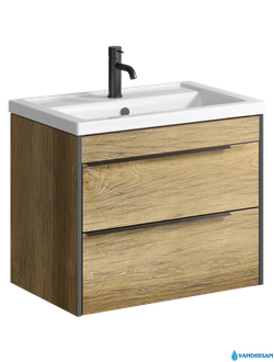 Тумба под умывальник Aqwella Fargo-70, цвет дуб балтийский